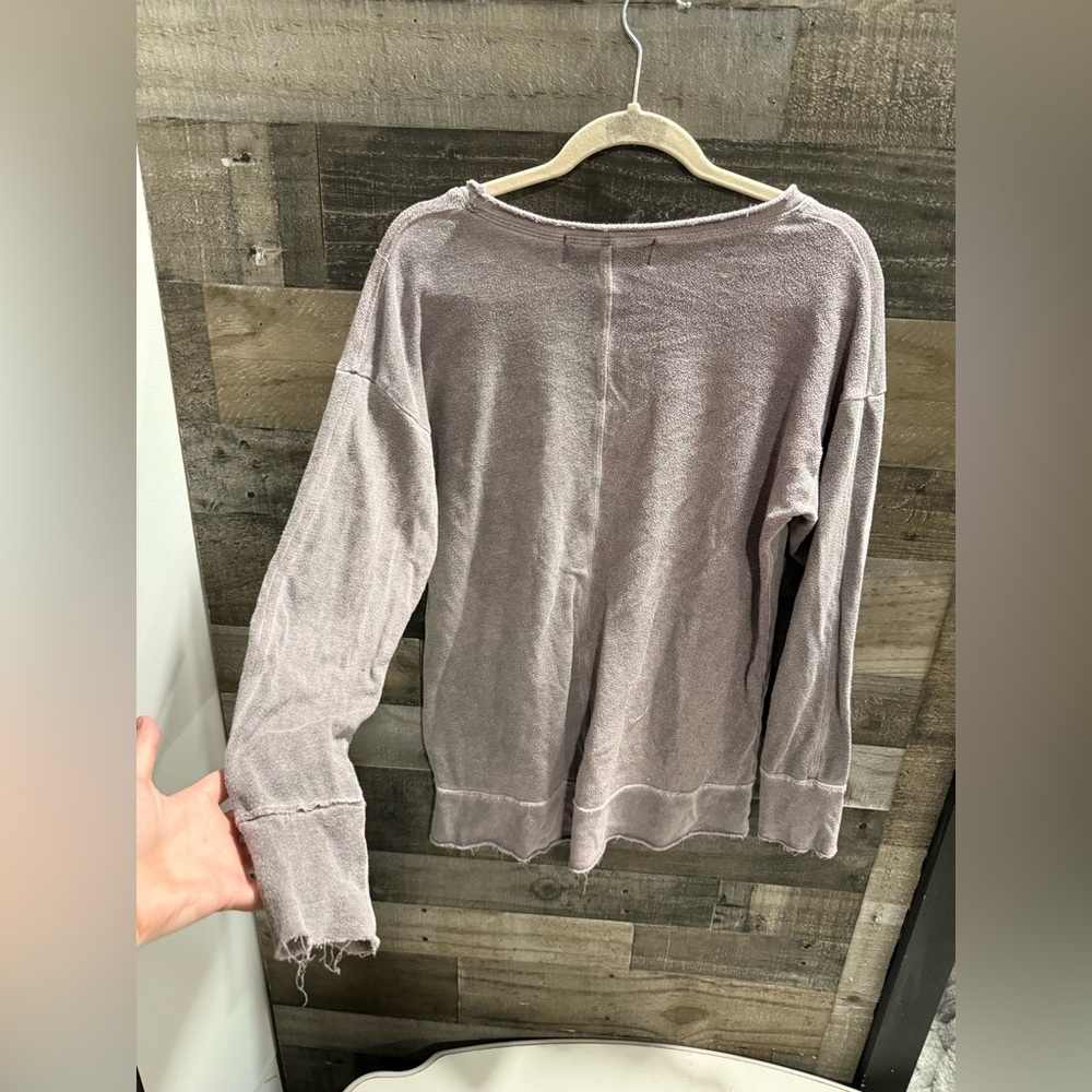 M. Rena | Distressed Long Sleeve Top - Picture 5 of 5
